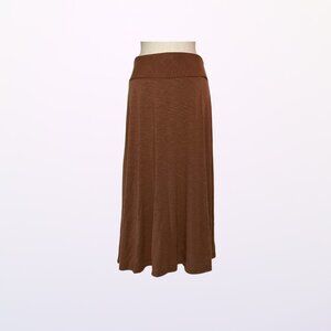 Michael Stars A-line Knit Midi Skirt